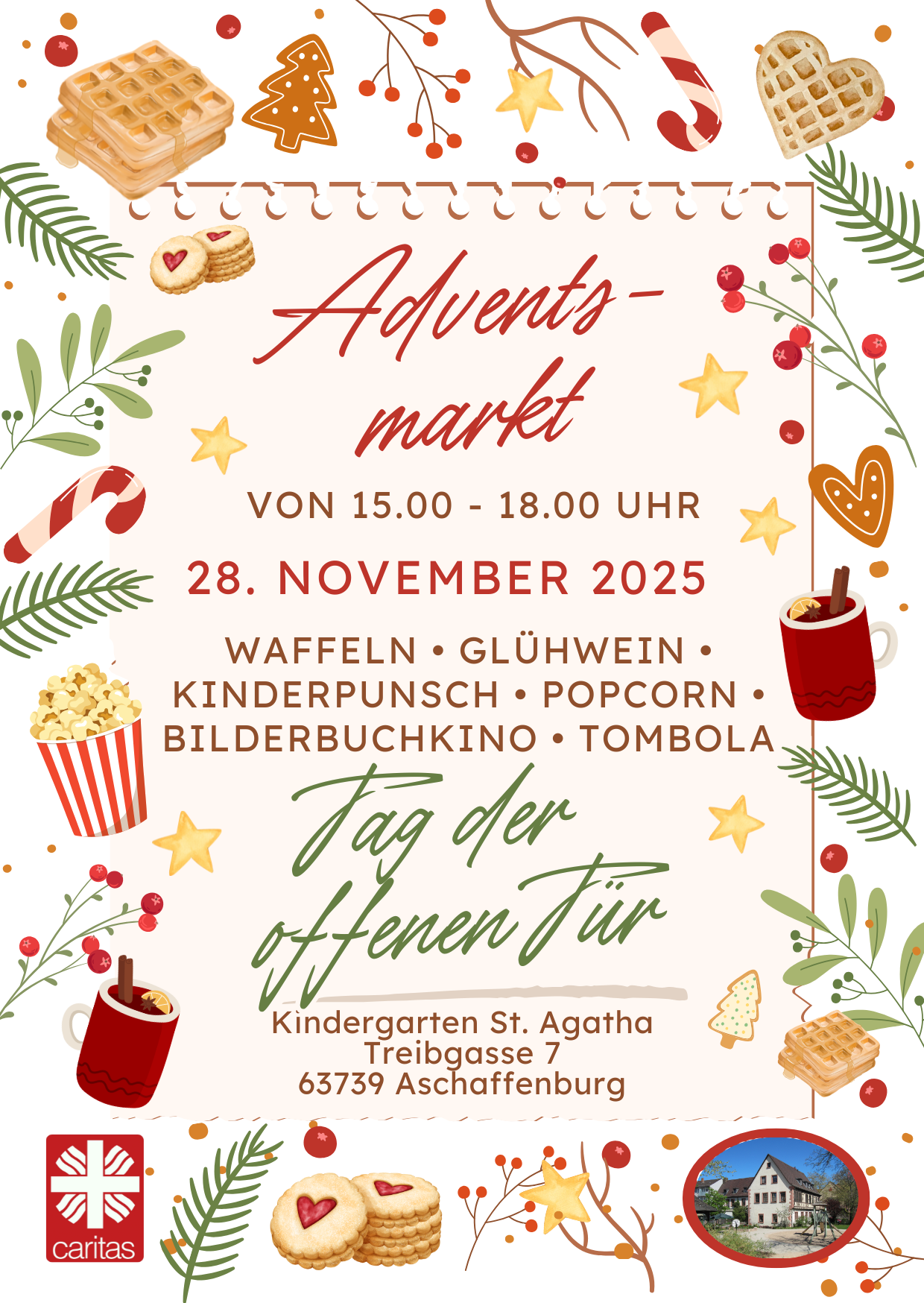 Adventsmarkt Kiga St. Agatha 2025 mit Logo 1